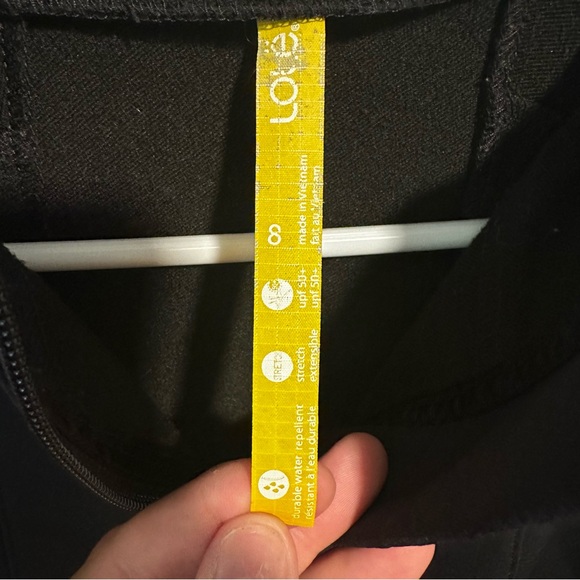 Lole Women Black Zip Jacket Coat Stretch Wicking Running UPF 50+size 8, black - Picture 3 of 3